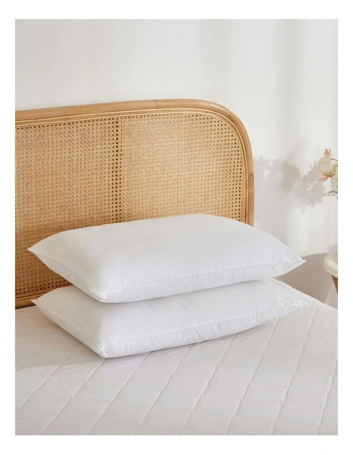 Bamboo Blend Medium Profile Pillow Twin Pack image 1