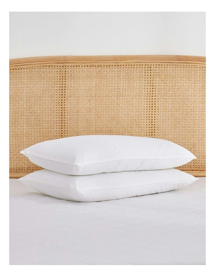 Bamboo Blend Medium Profile Pillow Twin Pack image 2