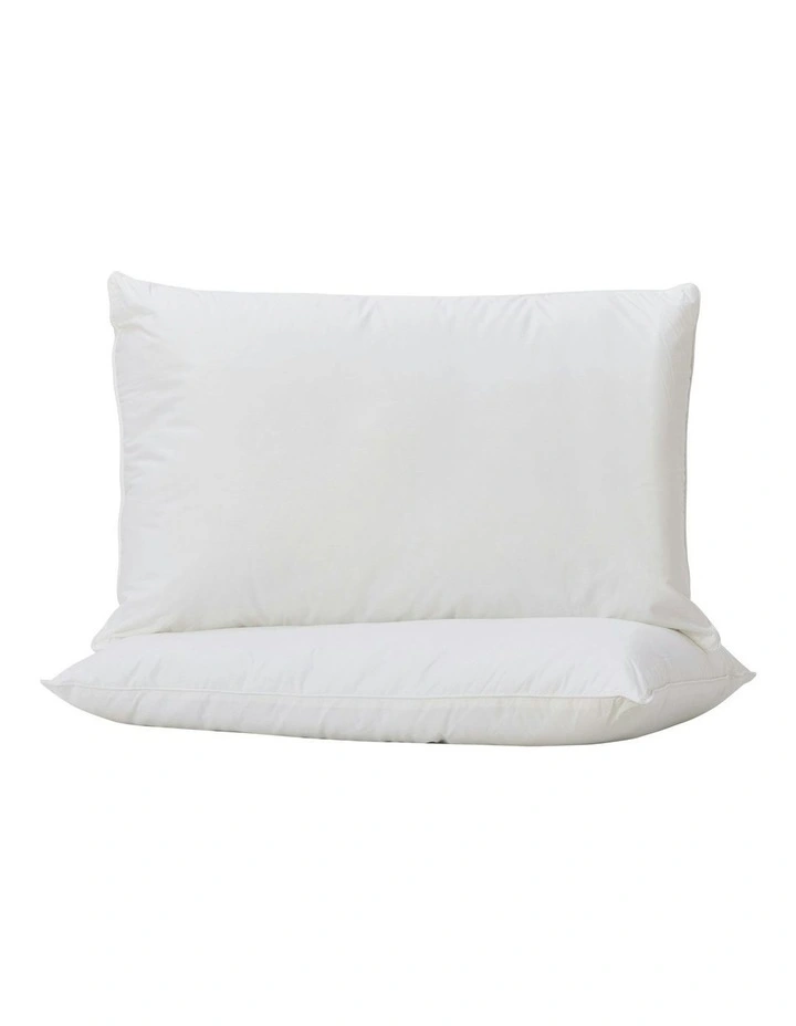 Bamboo Blend Medium Profile Pillow Twin Pack image 3