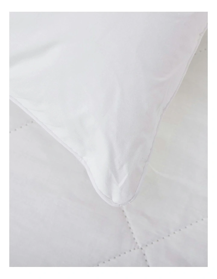 Bamboo Blend Pillow Twin Pack in White image 5