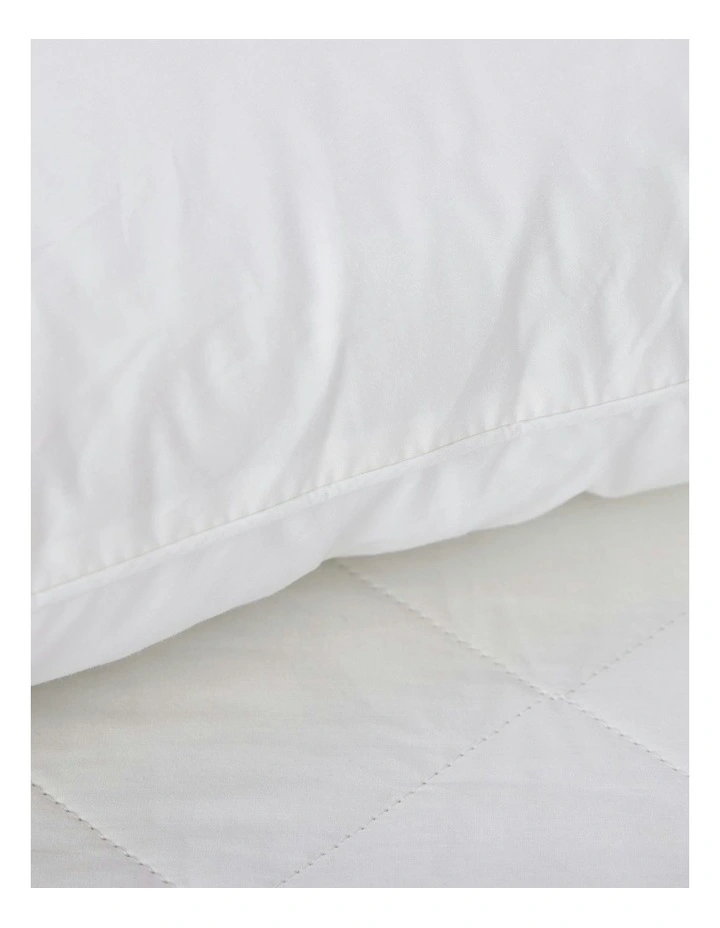 Bamboo Blend Pillow Twin Pack in White image 6