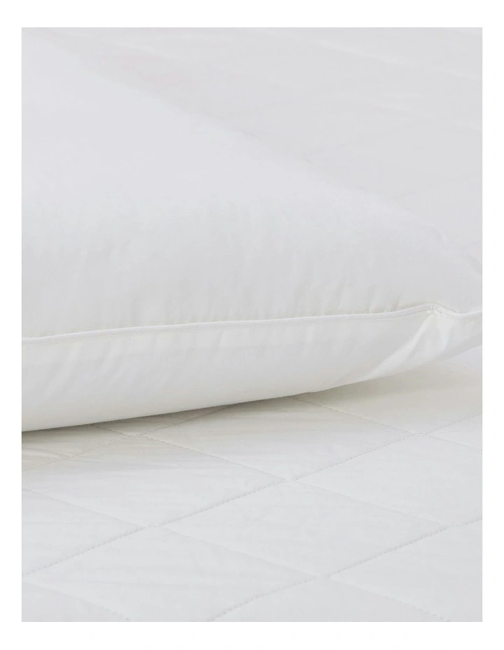 Bamboo Blend Pillow Twin Pack in White image 7