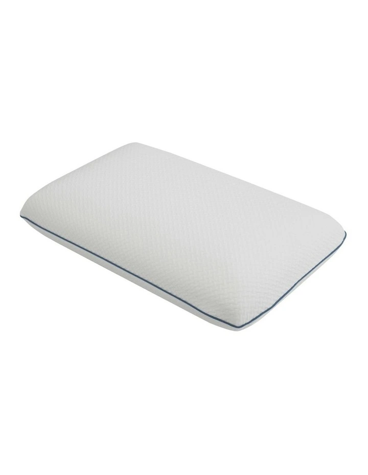 Tencel Cover Standard Memory Foam Pillow in White image 2