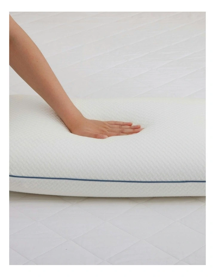 Tencel Cover Standard Memory Foam Pillow in White image 4
