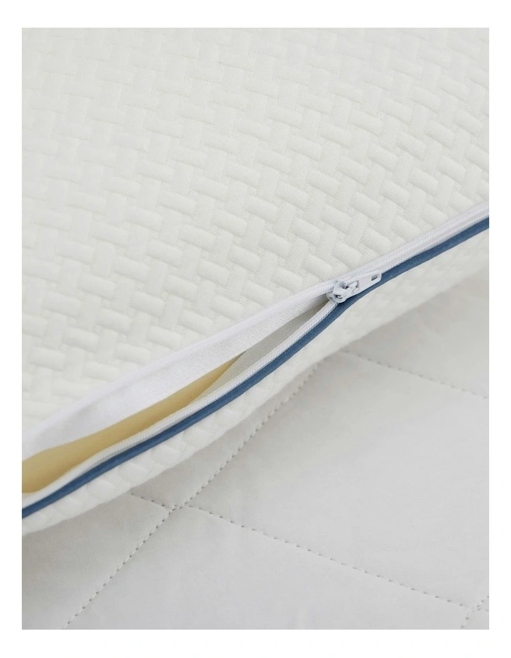 Tencel Cover Standard Memory Foam Pillow in White image 6