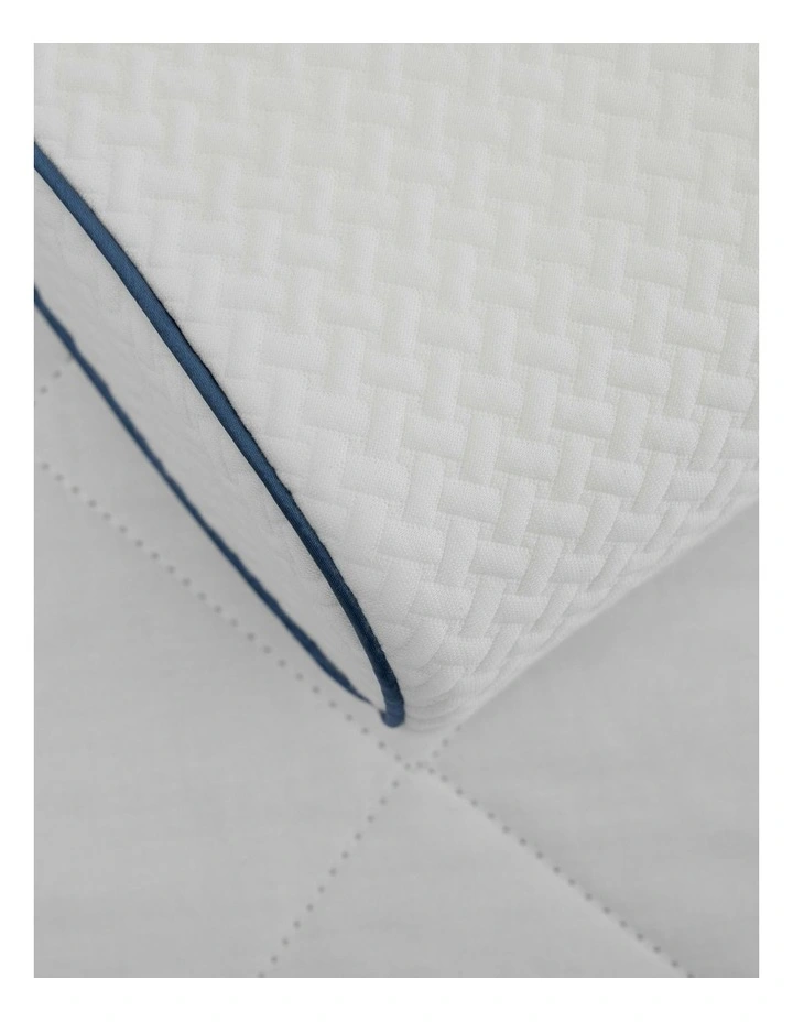 Tencel Contoured Memory Foam Pillow in White image 6