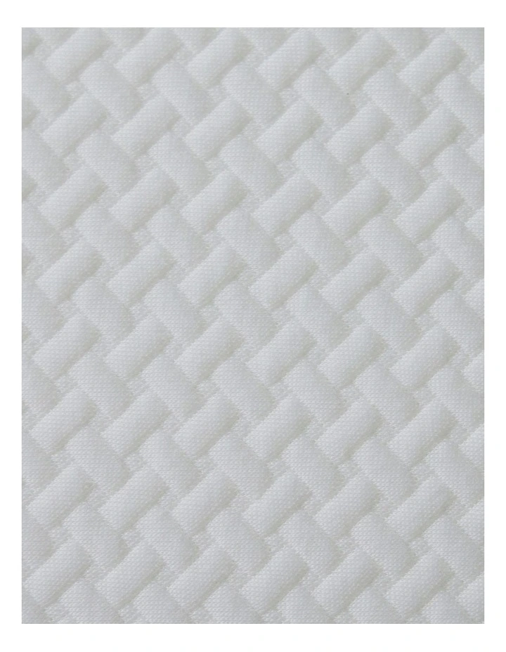 Tencel Contoured Memory Foam Pillow in White image 7