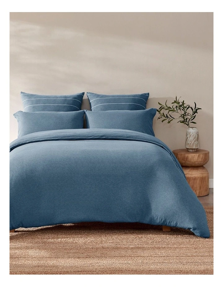 Jersey Luxe 100% Cotton Combo Fitted Sheet Set in Rust image 3