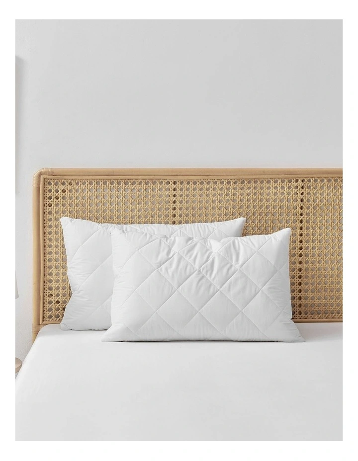 Healthguard Pillow Protector Twin Pack in White image 1