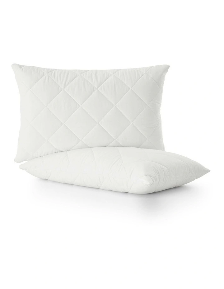 Healthguard Pillow Protector Twin Pack in White image 6