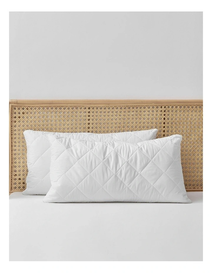 Healthguard Pillow Protector Twin Pack in White image 1
