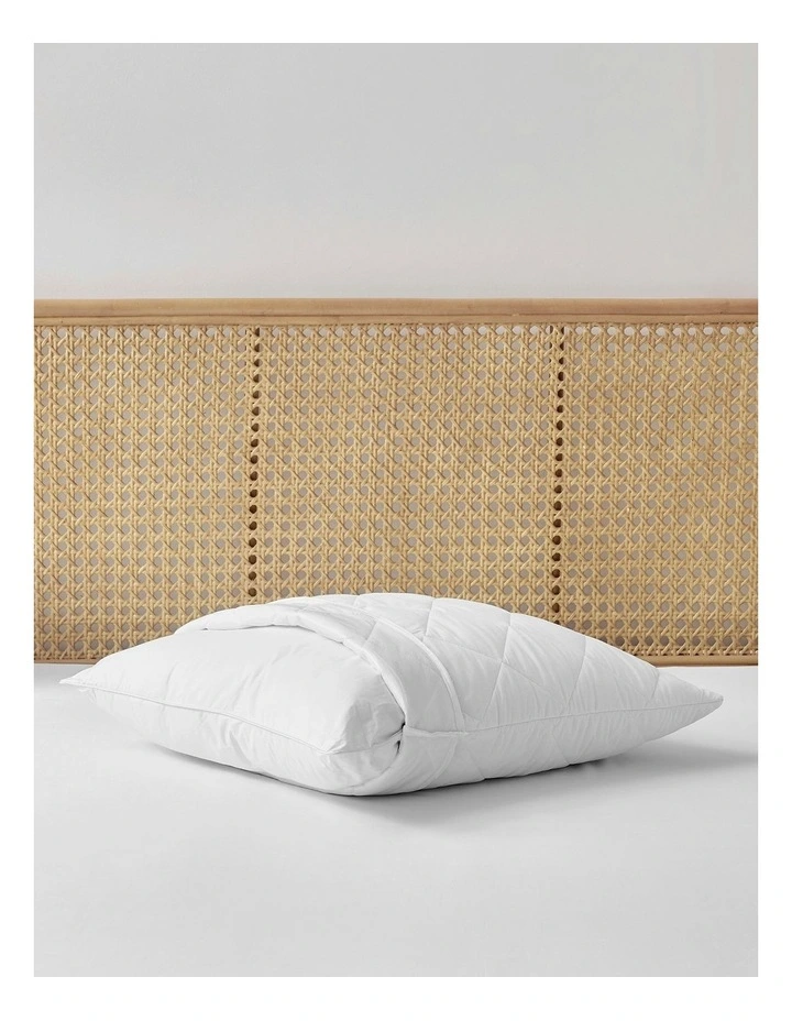 Healthguard Allergy Sensitive Quilted Waterproof Euro Pillow Protector Twin Pack in White image 3