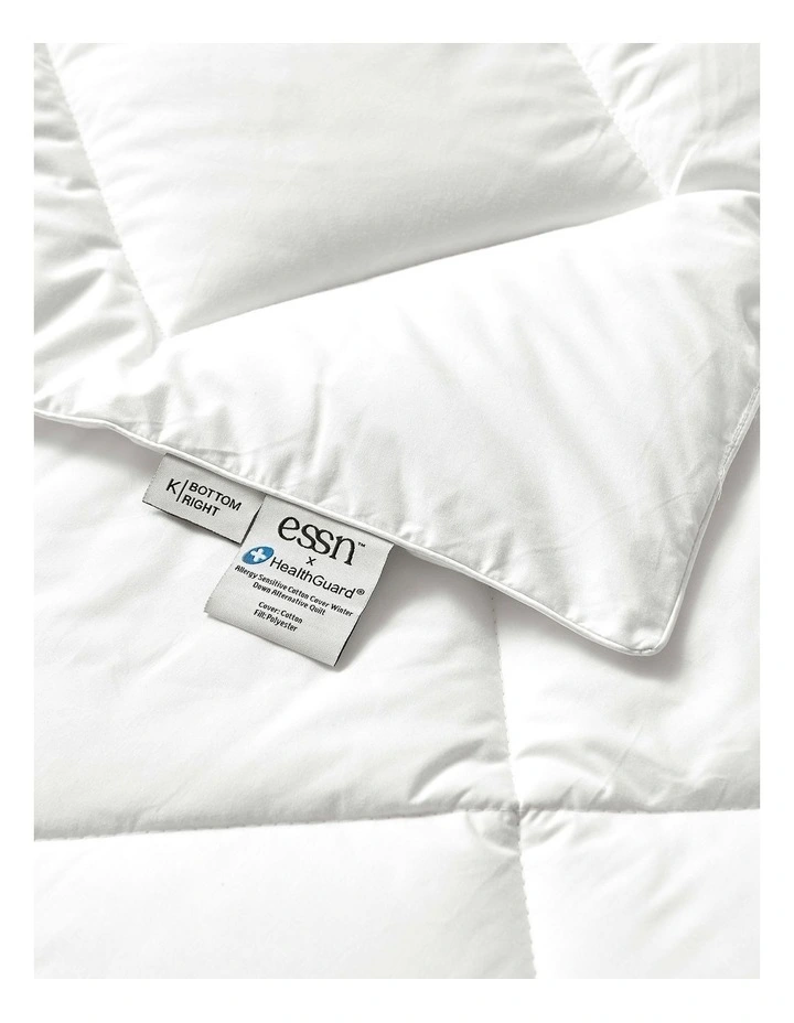 Healthguard Cotton Quilt in White image 2