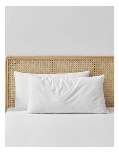 Healthguard King Pillow Twin Pack in White