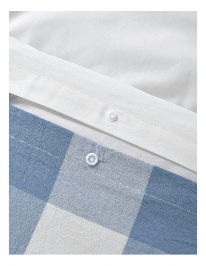 Remy Washed Cotton Quilt Cover Set in Cornflower image 5