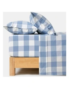 Remy Washed Cotton  Sheet Set in Cornflower