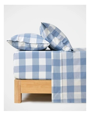 Remy Washed Cotton Sheet Set in Cornflower
