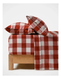 Remy Washed Cotton Sheet Set in Rust