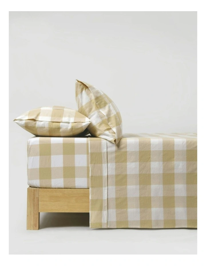 Remy Washed Sheet Set in Sand image 1