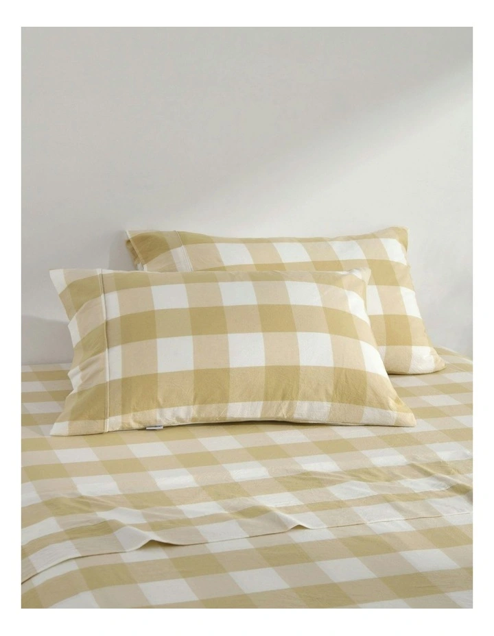 Remy Washed Sheet Set in Sand image 2