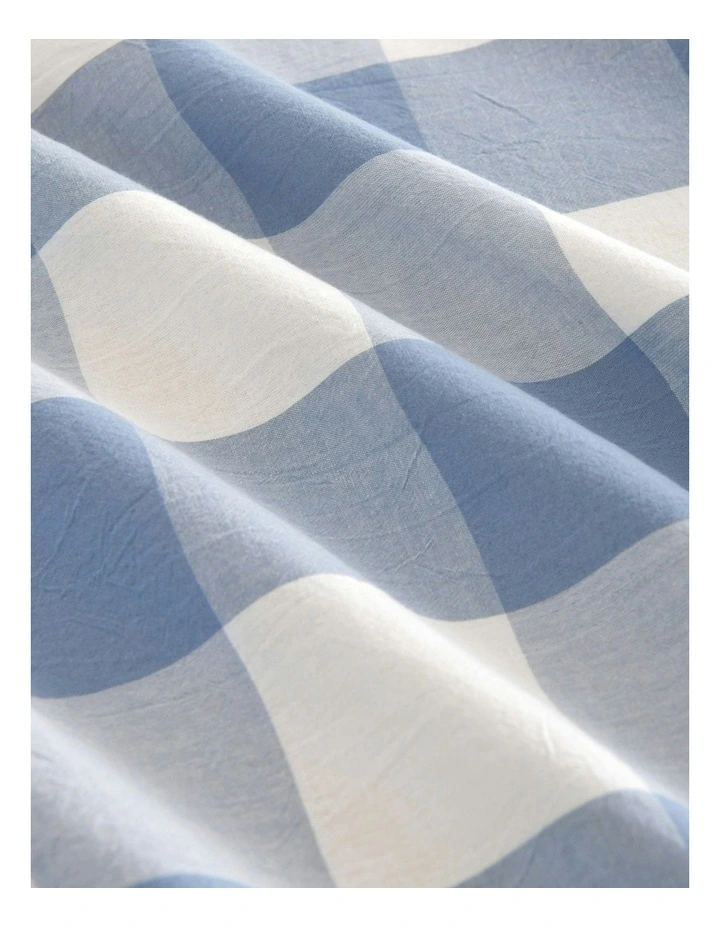 Remy Washed Cotton Pillowcase Twin Pack in Cornflower image 2