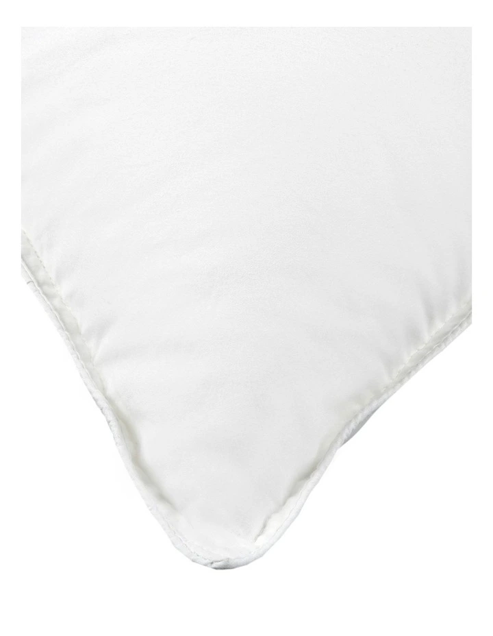 V Shape Cotton Pillow Pack Of 2 in White image 3