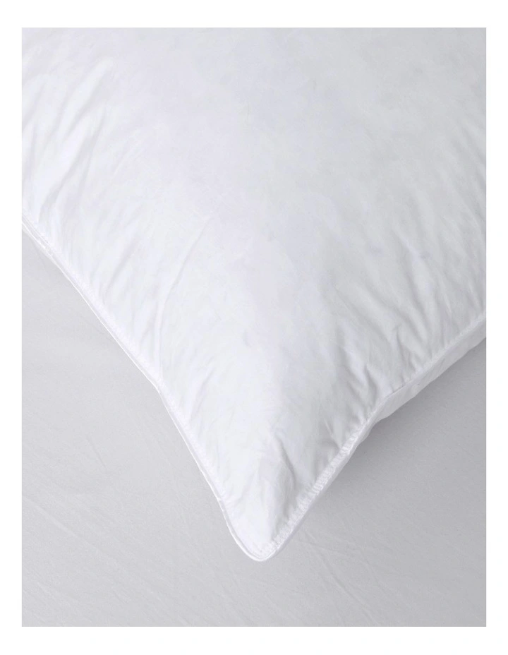 Goose Feather and Down Pillow Twin Pack in White image 3