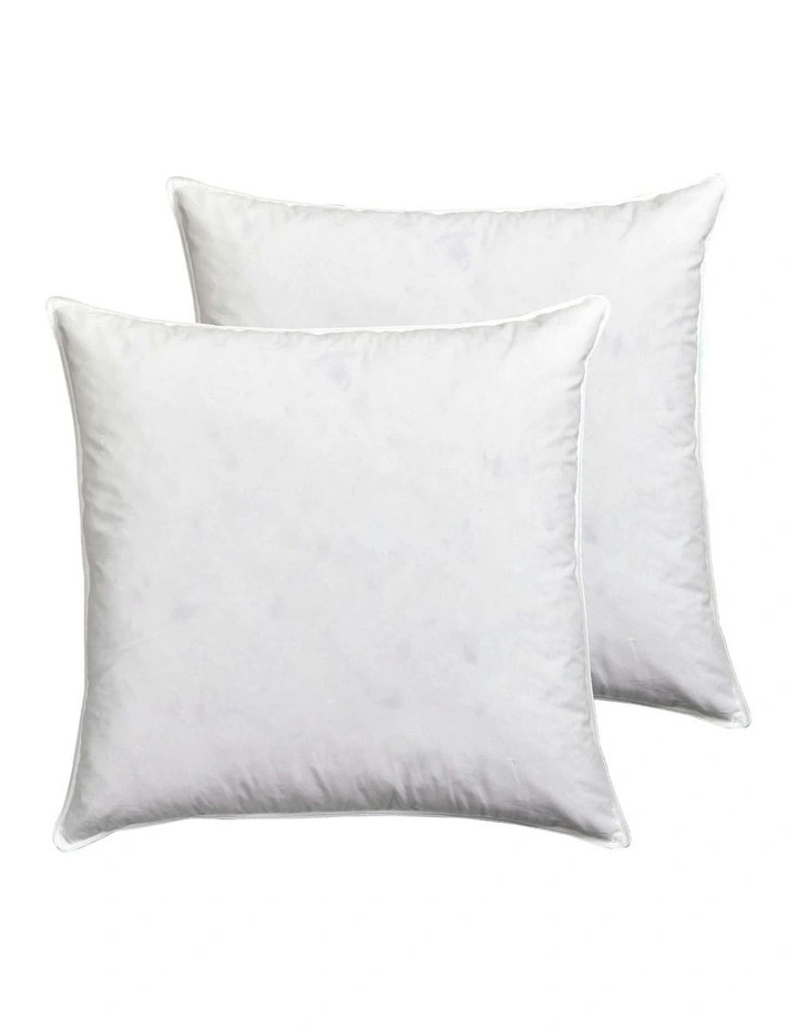Goose Feather and Down Pillow Twin Pack in White image 4