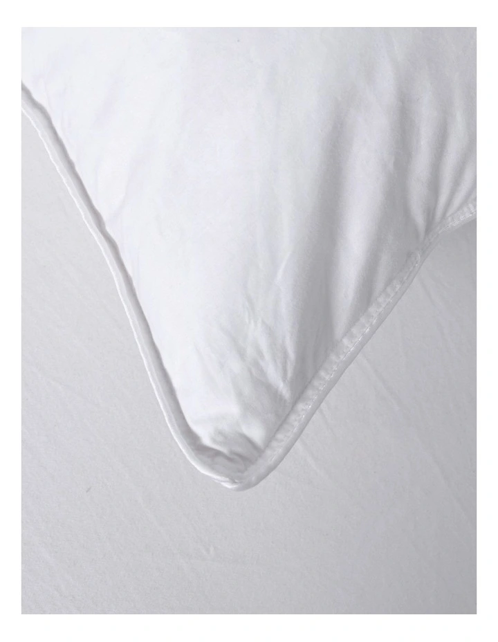 Goose Feather And Down Pillow Twin Pack in White image 3