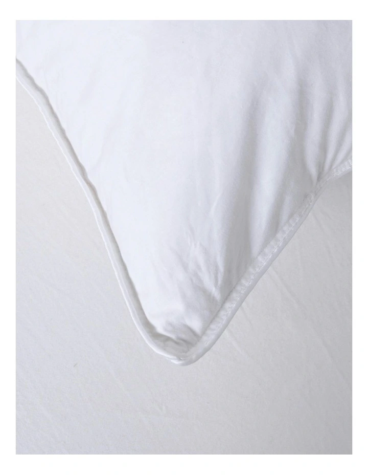 Goose Feather And Down Pillow Twin Pack in White image 3