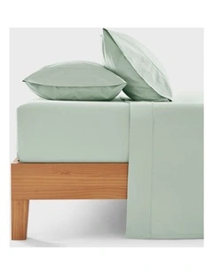 300TC Cotton Percale Sheet Set in Sage
