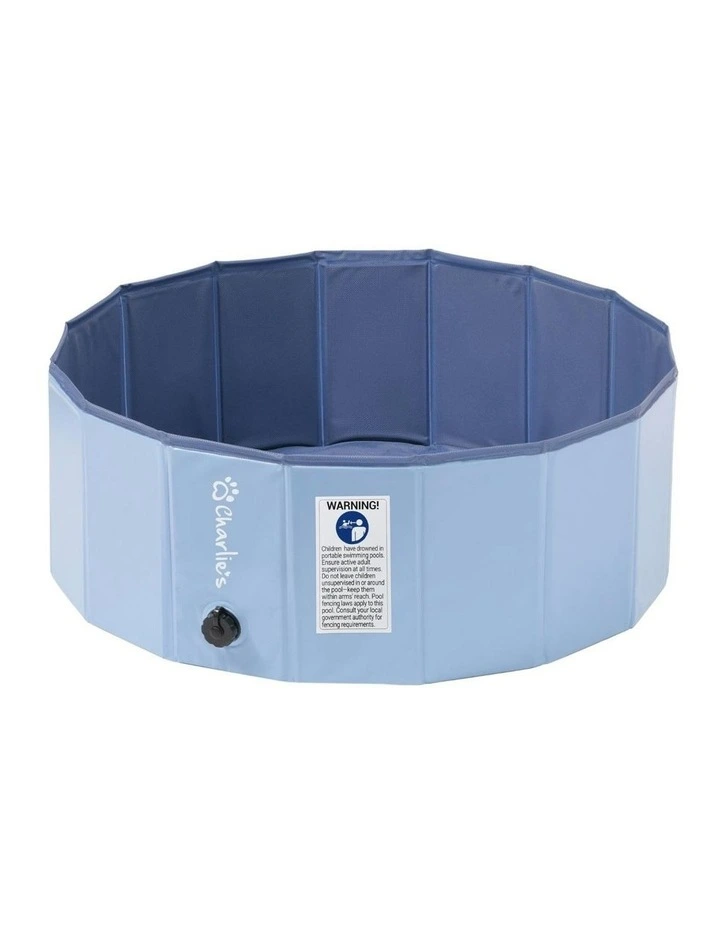 Splash Society Portable Foldable Dog Pool in Blue image 2