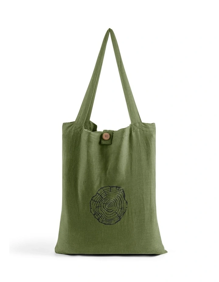 European Flax Linen Quilt Cover Set in Hunter image 7