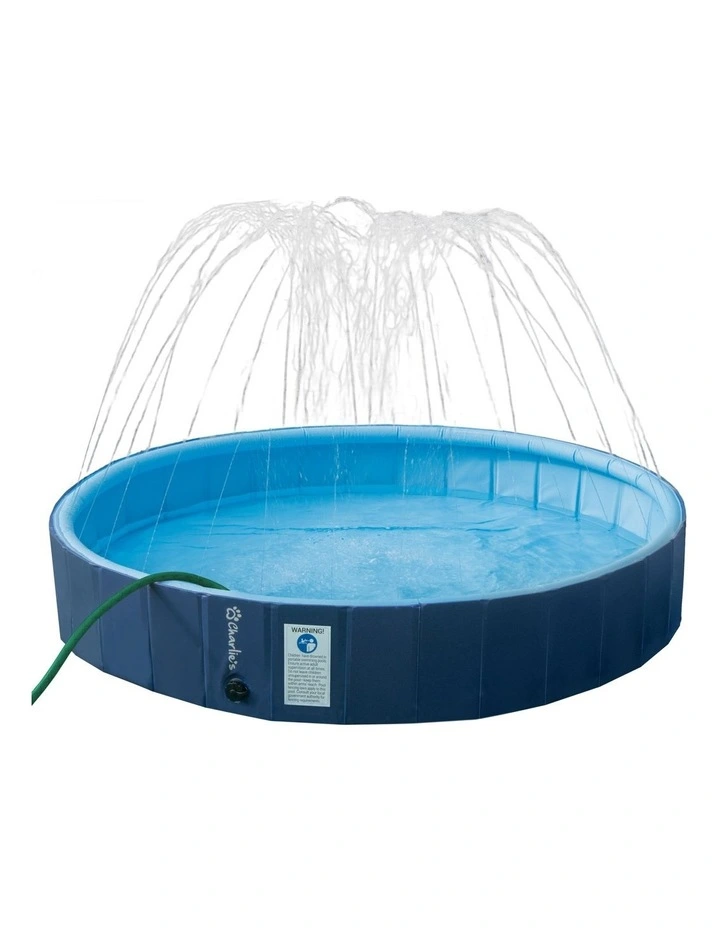 Splash Society Sprinkler Dog Pool image 1