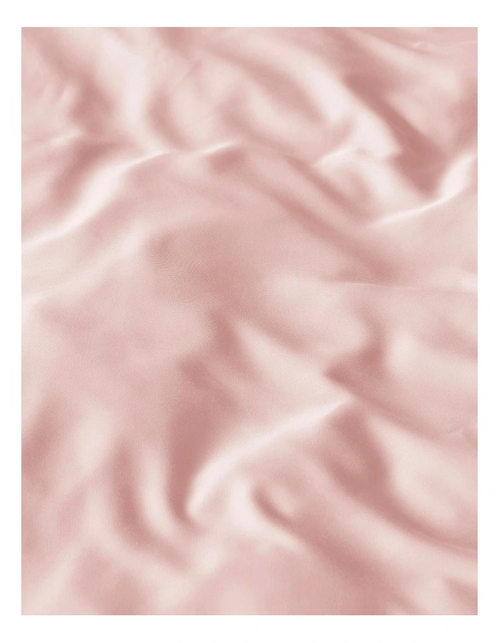400TC Bamboo Sateen Standard Pillowcase Twin Pack in Blush Pink image 3