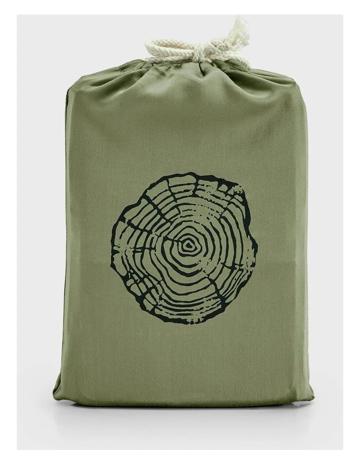 400TC Bamboo Sateen Standard Pillowcase Twin Pack in Eucalyptus image 5