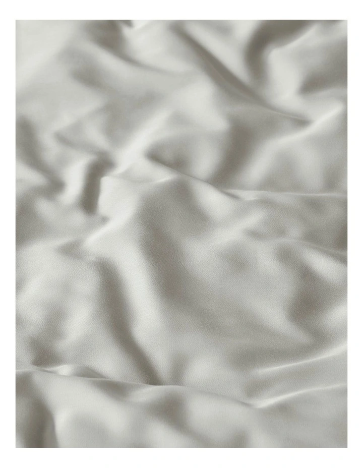 400TC Bamboo Sateen King Pillowcase Twin Pack in Dove Grey image 3