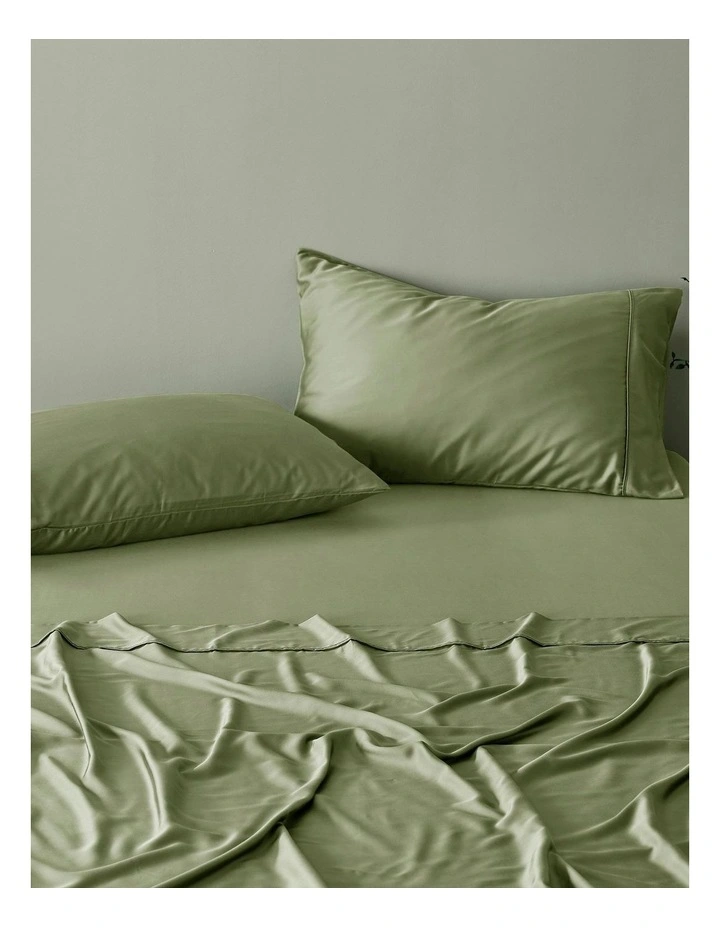 Bamboo Sheet Set in Eucalyptus image 3