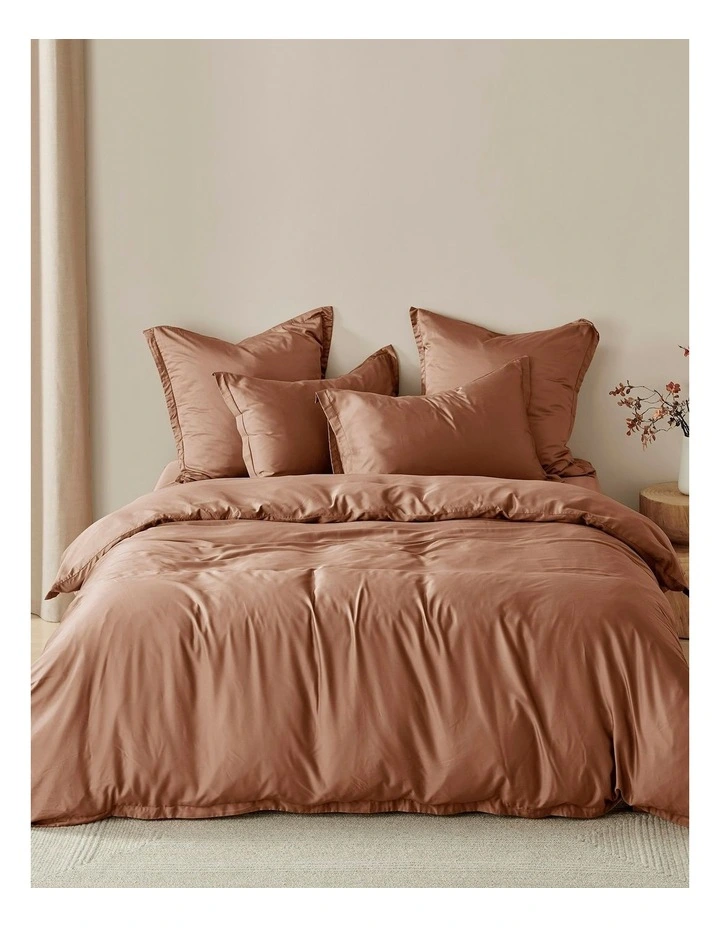 Bamboo Tailored Quilt Cover Set in Earth image 2