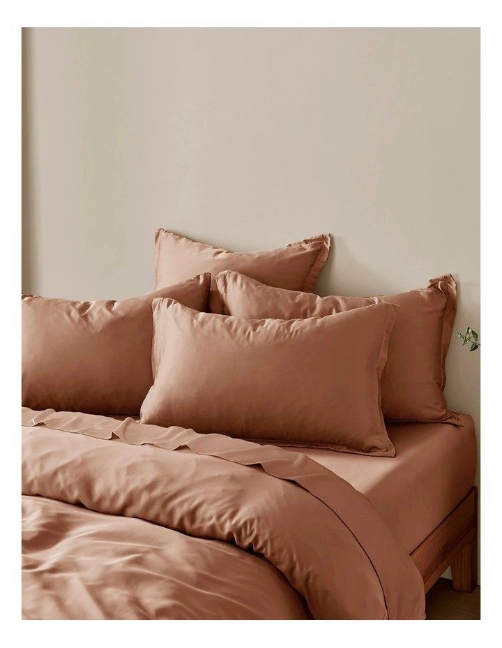 Bamboo Tailored Quilt Cover Set in Earth image 3