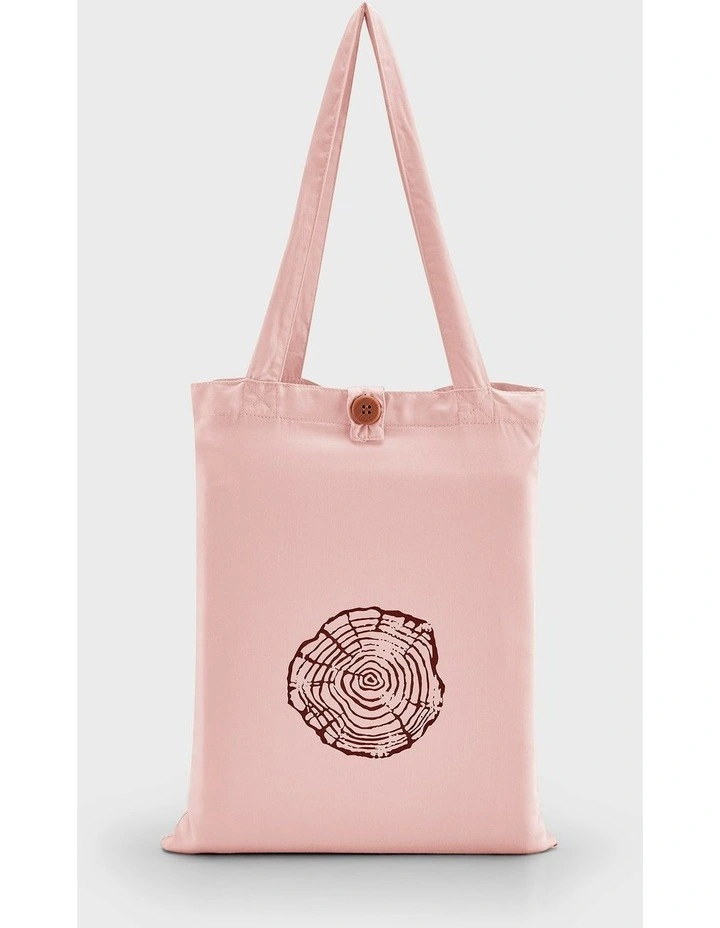 Bamboo Fitted Sheet Set in Blush Pink image 5