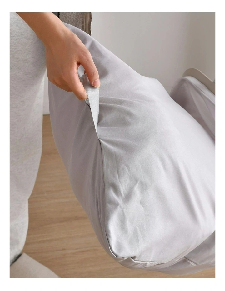 Voyager Laundry Hamper Faux Linen 42x32x67cm 60L in Natural image 3