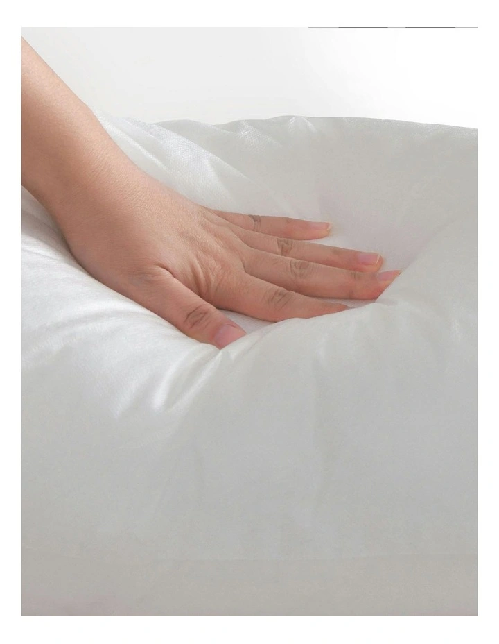 Rectangular Cushion Insert Polyester Fill Twin Pack 40x60cm in White image 4