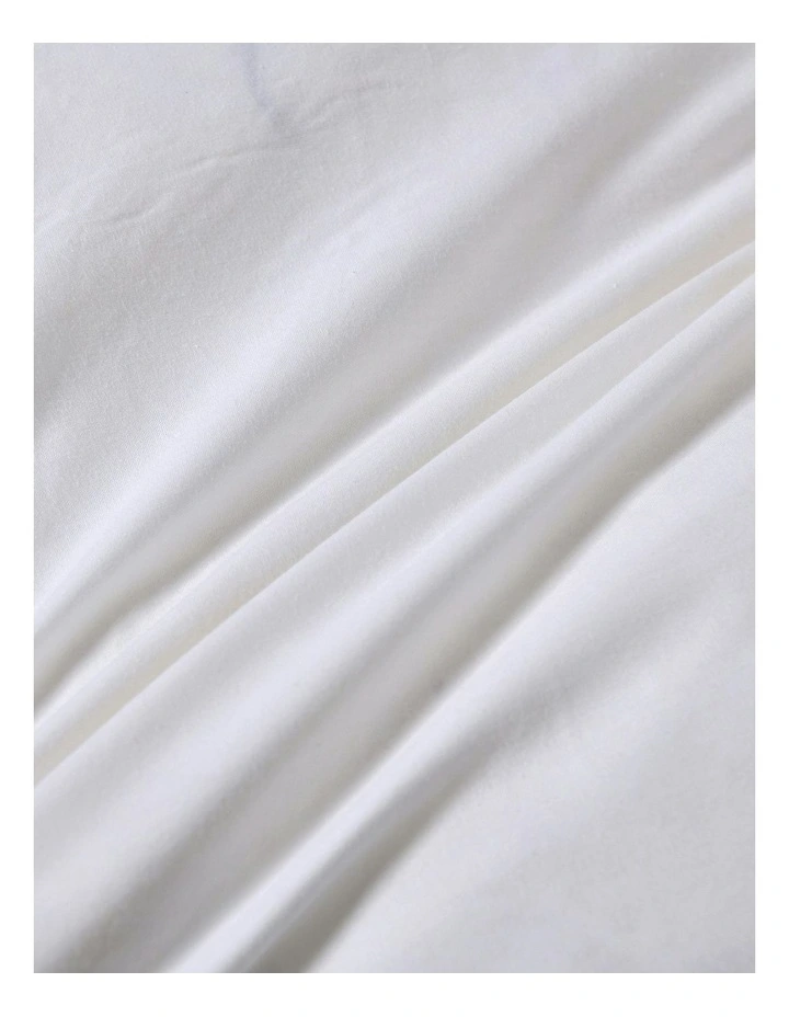 Square Cushion Insert Duck Feather Fill Twin Pack in White image 6