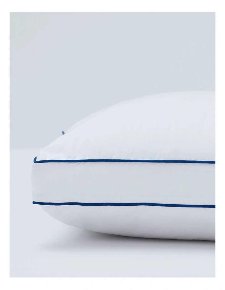 Sleep Form High And Soft Profile Pillow Twin Pack 48 x 73cm with 5cm Gusset in White image 4