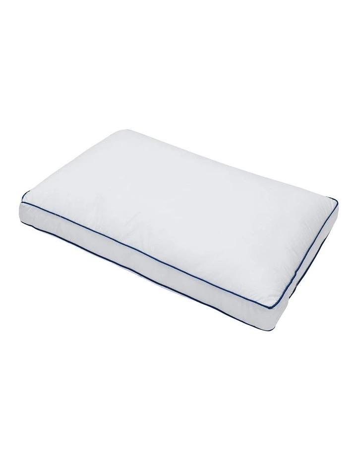 Sleep Form High And Soft Profile Pillow Twin Pack 48 x 73cm with 5cm Gusset in White image 6
