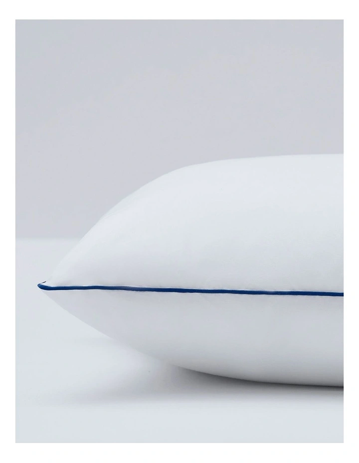 Sleep Form Low And Soft Profile Pillow Twin Pack 48 x 73cm in White image 4