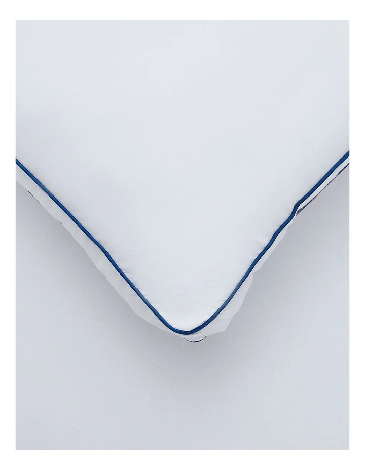 Sleep Form High And Firm Profile Pillow Twin Pack 43 x 68cm with 5cm Gusset in White image 5