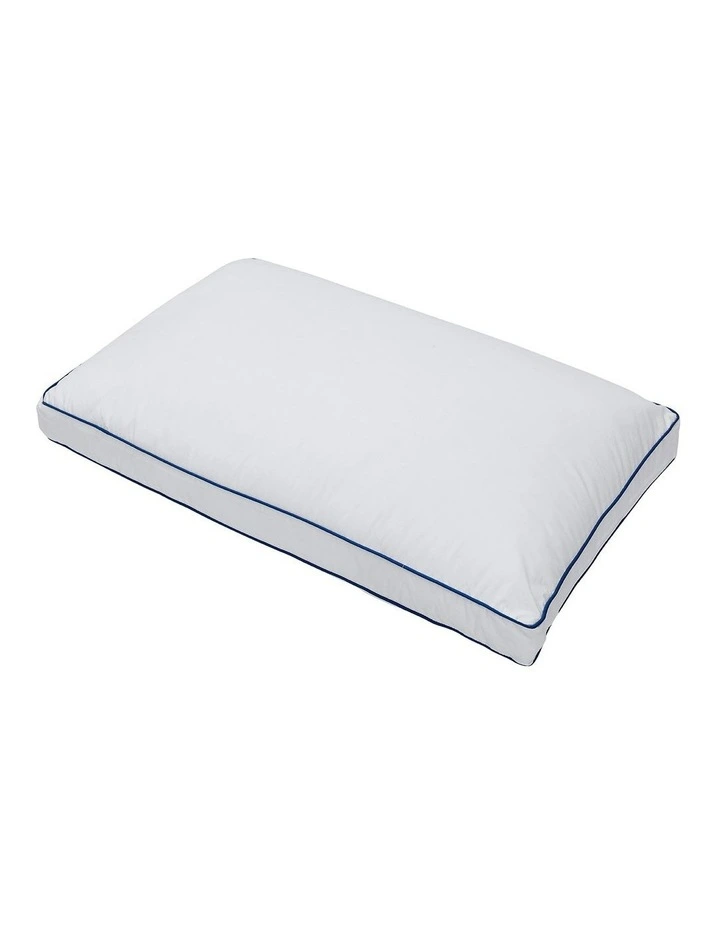 Sleep Form High And Firm Profile Pillow Twin Pack 43 x 68cm with 5cm Gusset in White image 6