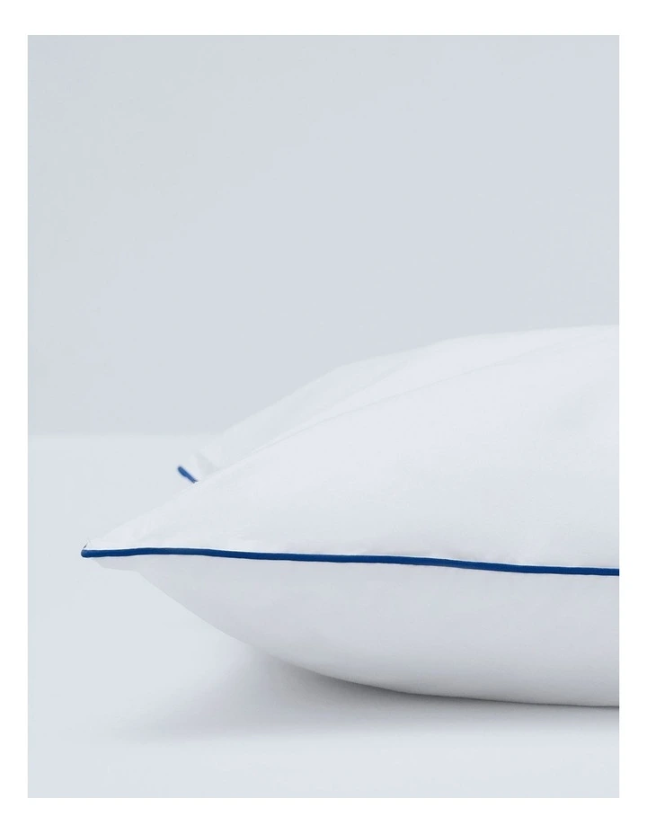 Sleep Form Low And Firm Profile Pillow Twin Pack 48 x 73cm in White image 4